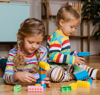 5 Indoor Play Ideas with Building Blocks for Kids on Cozy November Days