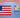 The American flag build with jumbo building blocks from Biggo Blocks to celebrate Memorial Day.