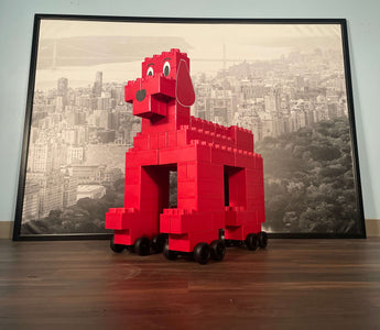 Big Red Dog Build with Biggo Blocks