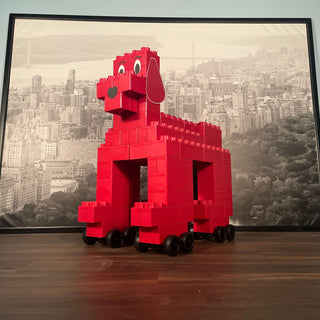 Big Red Dog Build with Biggo Blocks