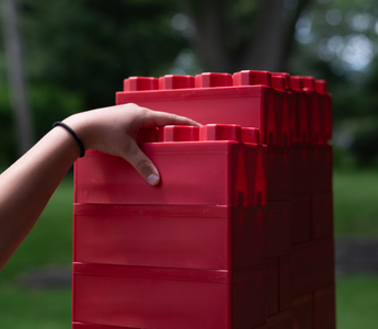 Stacking Biggo Blocks for blog cover -Building Blocks as Therapeutic Tools for Children with Autism 