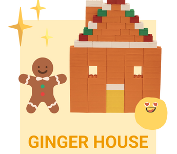 Gingerbread House Build with Biggo Blocks