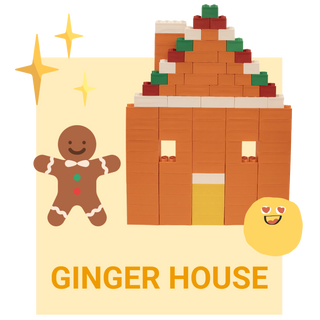 Gingerbread House Build with Biggo Blocks