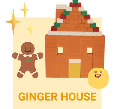 Gingerbread House Build with Biggo Blocks