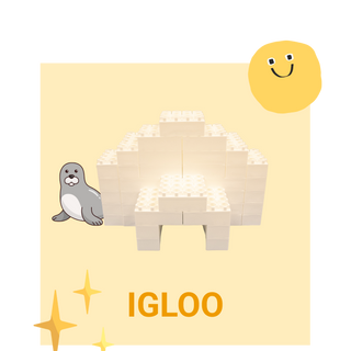 Igloo Build with Biggo Blocks