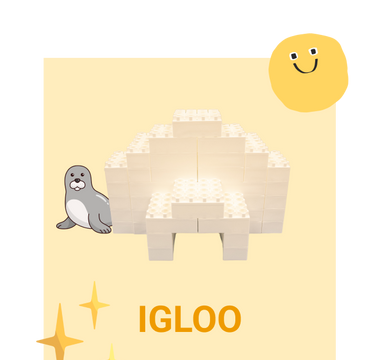 Igloo Build with Biggo Blocks