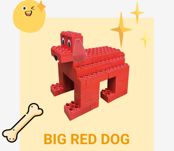 Big Red Dog Build with Biggo Blocks