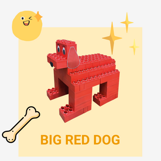 Big Red Dog Build with Biggo Blocks