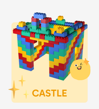 Castle Build with Biggo Blocks
