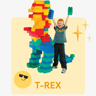 Giant T-Rex Build with Biggo Blocks