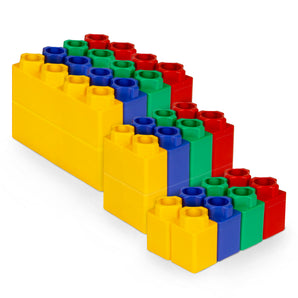 Jumbo Building Blocks 1 x X Set - 24 PC - Large Blocks for Kids