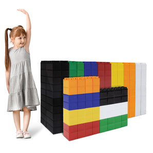 Jumbo Building Blocks Mega Set – 336 PC – Large Blocks for Kids