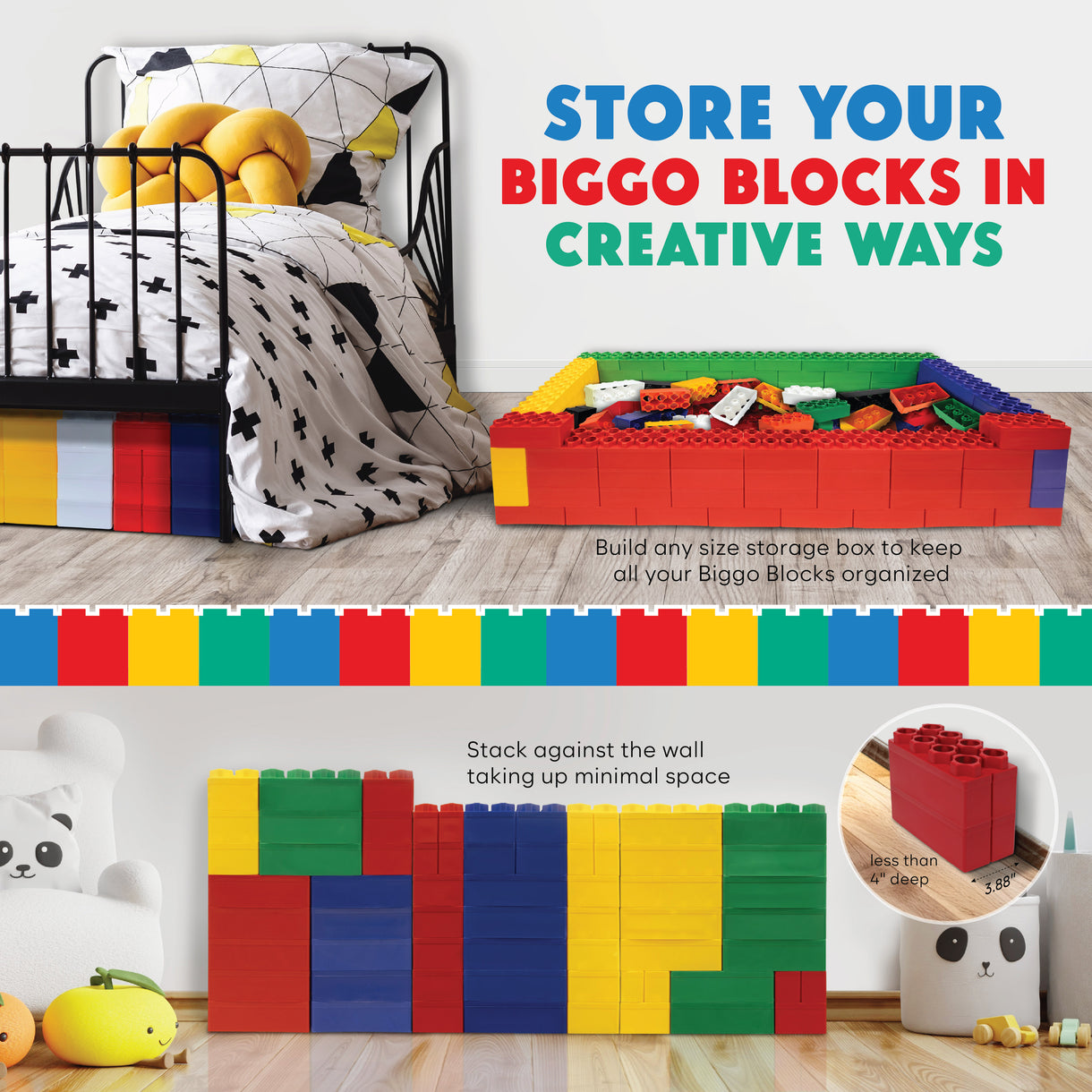 Biggo Blocks Jumbo Building Blocks 192 PC - Jumbo Set – BiggoBlocks