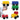 Jumbo Building Blocks - 5 Car Kits - Conductor Train Set