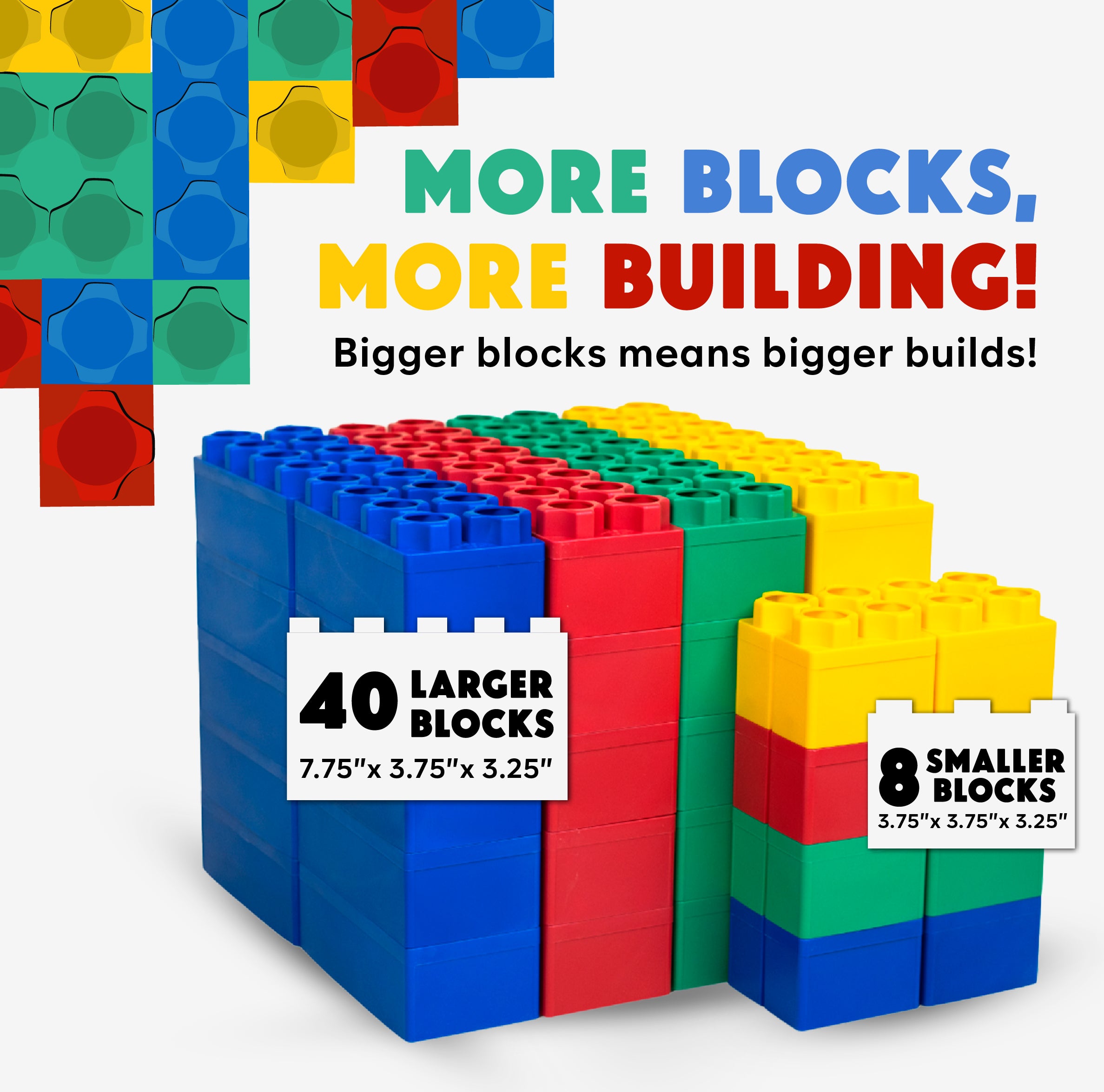 Block 19 Biggo Blocks Jumbo Building Blocks 48 PC - Learner Set – BiggoBlocks