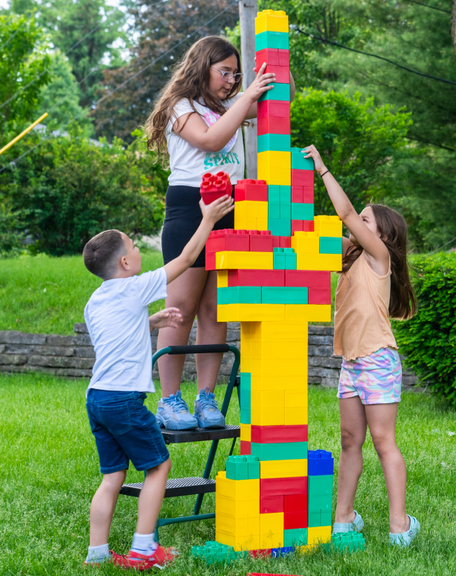 Building Club With Blocks Using Rums Biggo Blocks Jumbo Building Blocks 96 PC - Standard Set – BiggoBlocks