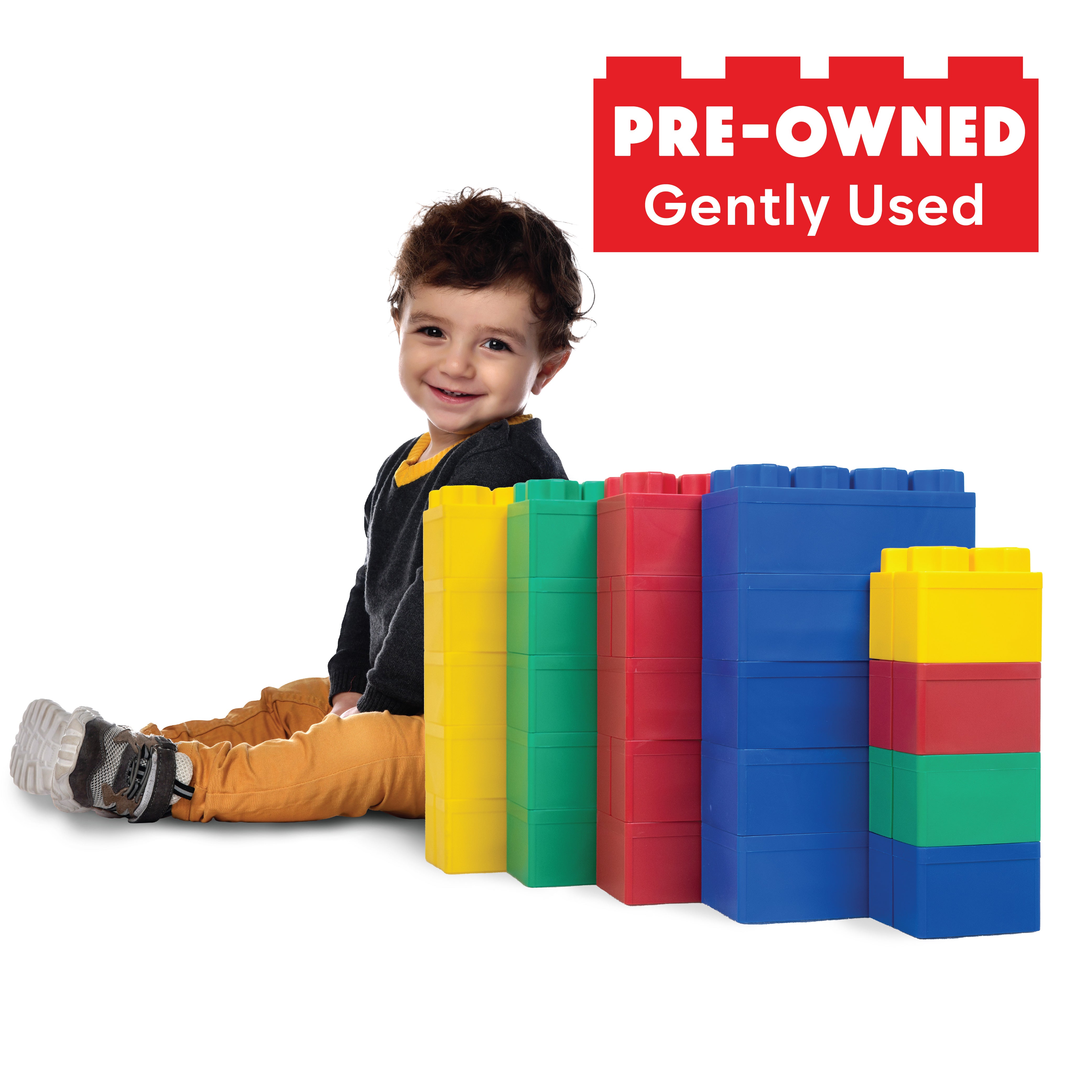 [Pre-Owned] Jumbo Building Blocks 24 PC - Beginner Set 2NDS