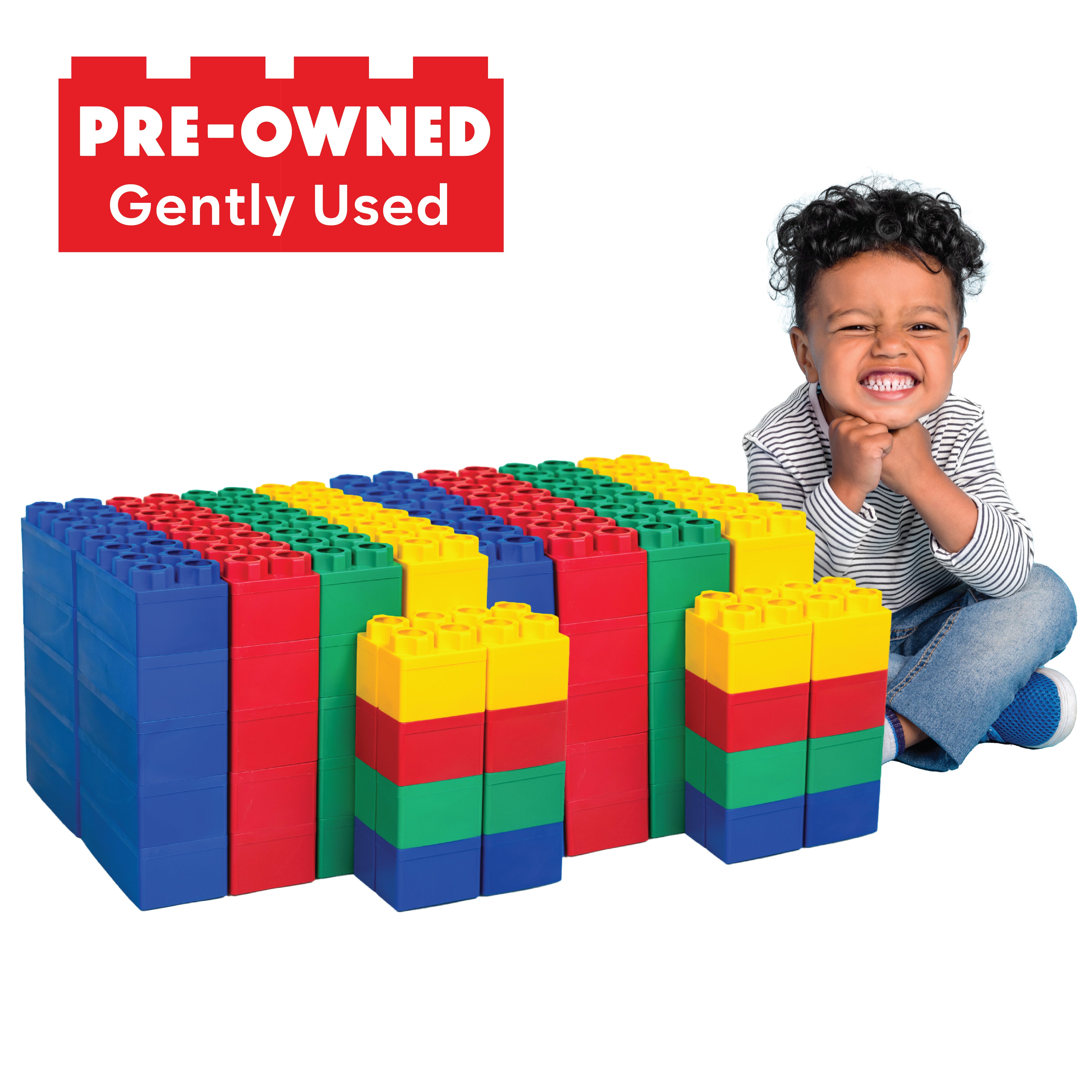 [Pre-Owned] Jumbo Building Blocks 96 PC - Standard Set 2NDS