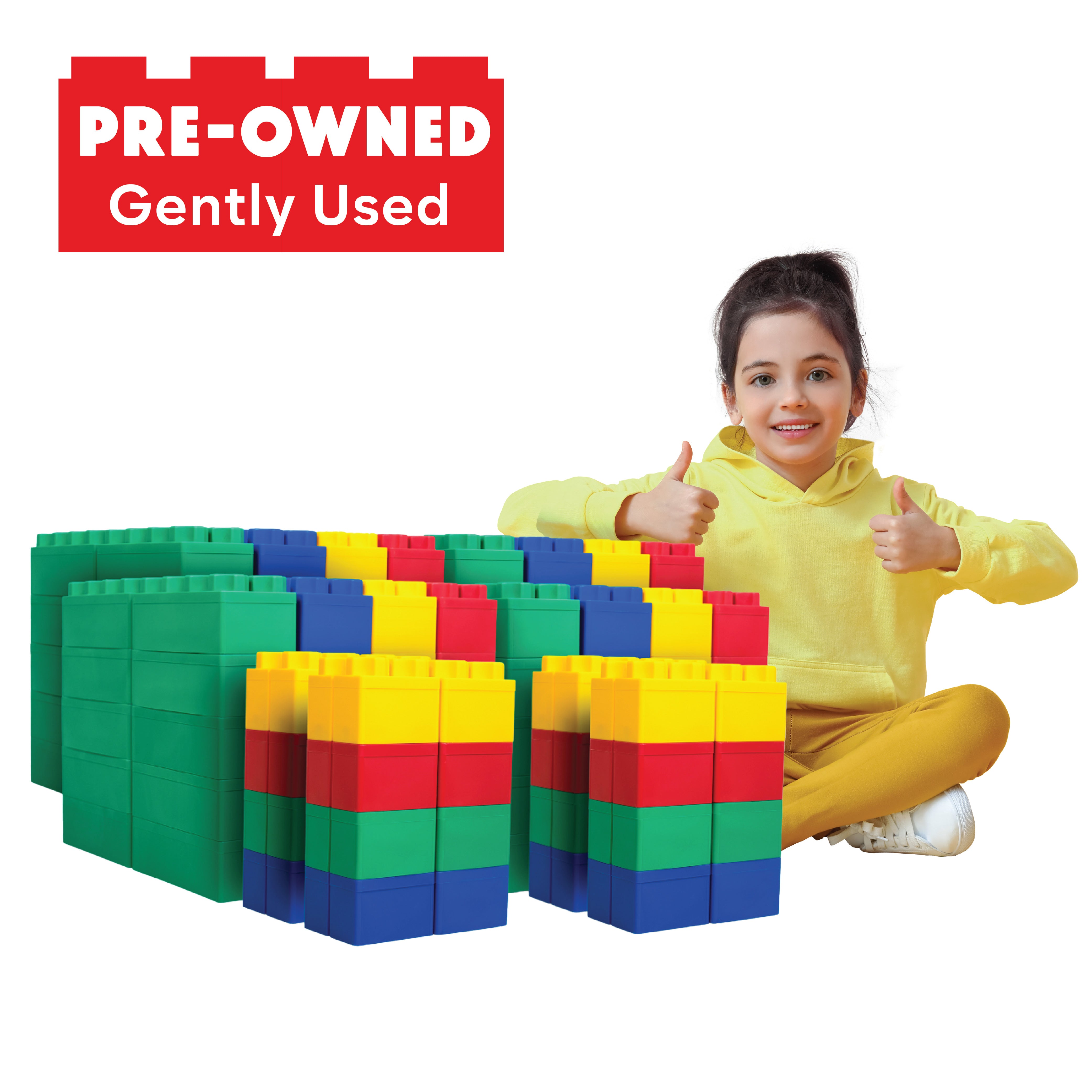 [Pre-Owned] Jumbo Building Blocks 192 PC - Jumbo Set 2NDS